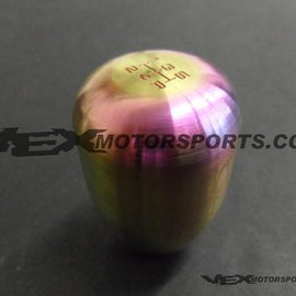 BLOX RACING 5 SPEED SHIFT KNOB 10X1.25 NEO CHROME FOR MITSUBISHI FOR NISSAN FOR