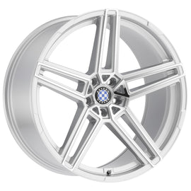 BEYERN GERADE 17x8.0 5x120 ET15 CB72.56 SILVER W/MIRROR CUT FACE