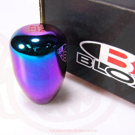 BLOX RACING LIMITED 5 SPEED SHIFT KNOB 10X1.5MM NEO CHROME FOR HONDA CIVIC FOR A