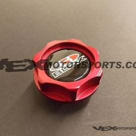 BLOX RACING RED BILLET OIL CAP FOR HONDA FOR ACURA INTEGRA CIVIC ACCORD CRX RSX BXAC-00501-RD
