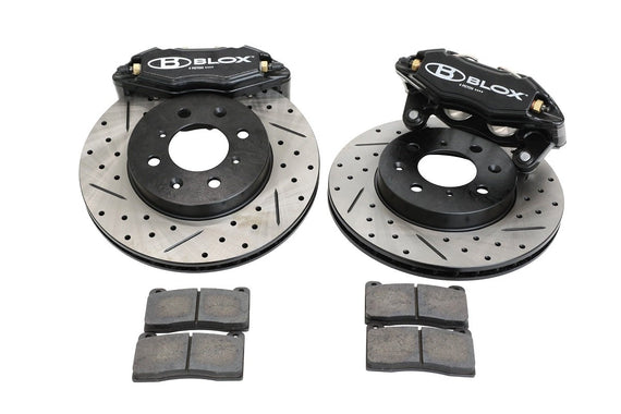 BLOX Racing Tuner Series Front Brake Kit for Select Honda/Acura EG/EK/DC2
