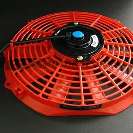 BLOX RACING 10 INCH ELECTRIC SLIM FAN FOR RADIATOR 10" RED BXCC-00001-RD