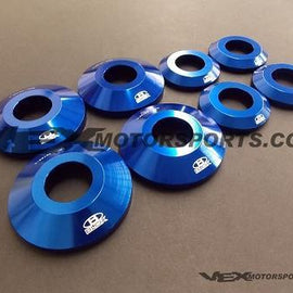 BLOX RACING BLUE DIFFERENTIAL MOUNT COLLARS KIT FOR HONDA S2000 AP1 AP2 F20 F22C