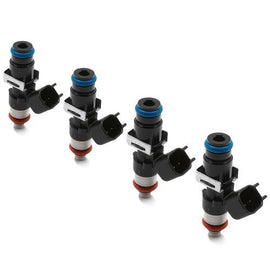 BLOX RACING 1000cc Street Injectors 1/2" adapter 14mm bore Fits Honda K SET OF 4