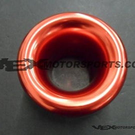 BLOX RACING 3 INCH VELOCITY STACK ANODIZED ALUMINUM RED FOR AIR INTAKE