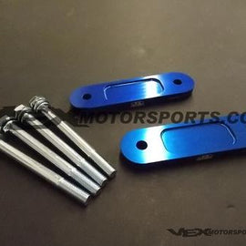 BLOX FRONT BUMP STEER KIT 12MM BLUE FOR HONDA S2000 00-09 S2K AP1 AP2 F20 F22C