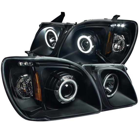 Anzo 111170 Black Clear Lens Projector Headlights with Led for 98-07 Lexus LX470 111170