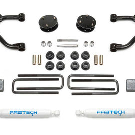 Fabtech K1129 Uniball Lift System w/Shocks Fits 19-20 Sierra 1500 Silverado 1500 K1129