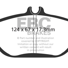 EBC 94-00 Ford Taurus 3.0 Yellowstuff Front Brake Pads DP41246R