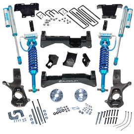 Superlift 07-16 Chevy Silv 4WD 8in Lift Kit w/ OE Cast Steel Control Arms & King Coilovers & Shocks K919KG