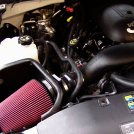 Airaid 99-06 Chevy Silverado 4.8/5.3/6.0L (w/Low Hood) CAD Intake System w/ Tube (Oiled / Red Media) 200-145
