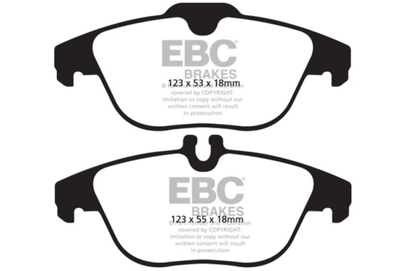 EBC 13-16 Mercedes-Benz GLK250 2.1 Twin TD Redstuff Rear Brake Pads DP32012C