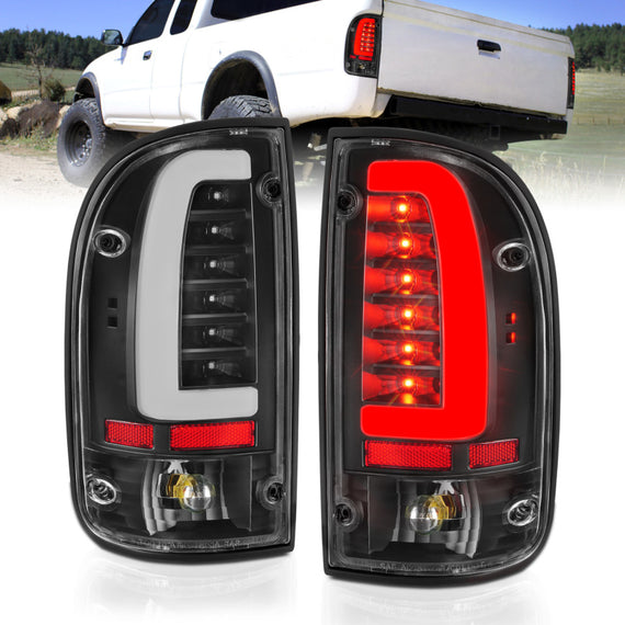 For Toyota Tacoma 1995-2000 Anzo Black LED Tail Lights 311353