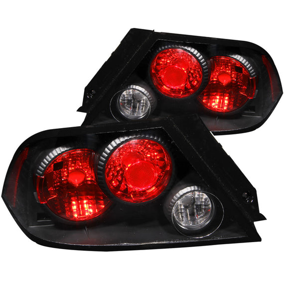 ANZO TAIL LIGHTS BLACK FOR 02-03 MITSUBISHI LANCER 221086