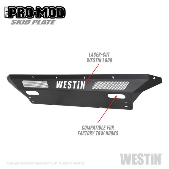 Westin 2020 Chevy Silverado 2500/3500 Pro-Mod Skid Plate - Textured Black 58-71225