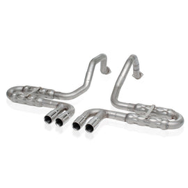 Stainless Works 1997-04 Corvette C5 2-1/2in Axleback Quad Rolled Edge Tips VC5CHAM
