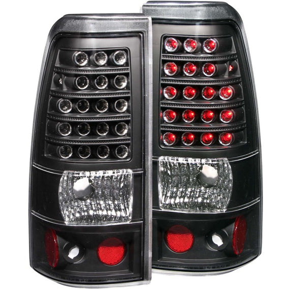 Anzo 311012 Black LED Tail Lights for 99-06 Chevrolet/GMC Silverado/Sierra 311012