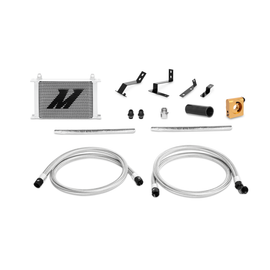 Mishimoto 2016+ Chevrolet Camaro 2.0t Thermostatic Oil Cooler Kit Silver MMOC-CAM4-16TSL