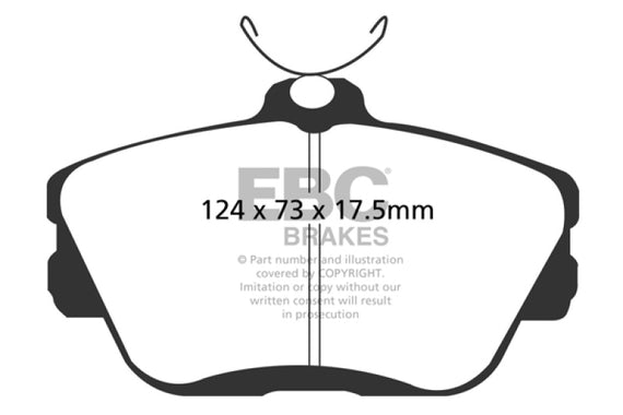 EBC 01-07 Ford Taurus 3.0 Ultimax2 Front Brake Pads UD598