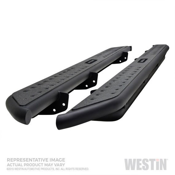 Westin 2020 Jeep Gladiator Outlaw Nerf Step Bars - Textured Black 58-54165