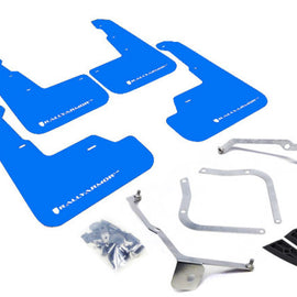 Rally Armor "UR" Mud Flaps Blue w/ White Logo for 15-21 WRX & STi MF32-UR-BL/WH MF32-UR-BL/WH