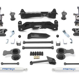 Fabtech 2015-21 Toyota 4Runner 4WD 6in Basic Sys w/Perf Shks K7066