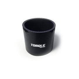 Torque Solution Straight Silicone Coupler: 3in Black Universal TS-CPLR-S3BK