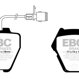 EBC 00-03 Audi A8 Quattro 4.2 (8 Pad Set) Greenstuff Front Brake Pads DP21328