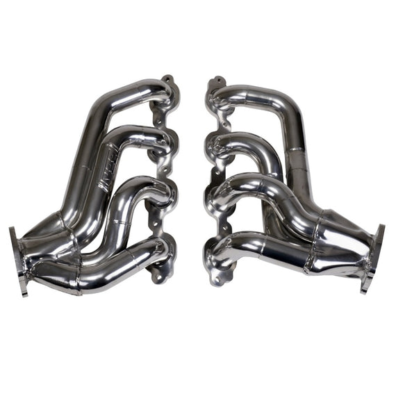 BBK 4043 Chrome Short Tube Exhaust Headers for 2016-2019 Chevy Camaro SS 6.2L V8 4043