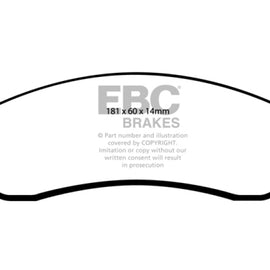 EBC 06-07 Cadillac CTS 2.8 (Sports Suspension) Yellowstuff Front Brake Pads DP41692R
