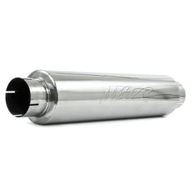 MBRP M1004S Quiet Tone Diesel muffler Round 4" Inlet/Outlet Body L-24" M1004S