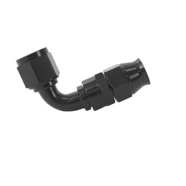 Aeromotive PTFE Hose End - AN-08 - 90 Deg - Black Anodized 15355