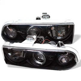 Spyder Chevy S10 98-04 Projector Headlights LED Halo Blk - Low H1 PRO-YD-CS1098-BK 5009524