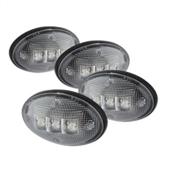 xTune Ford Superduty F250-F550 99-10 Dually Fender LED Side Fender Lights Clear ACC-LED-FDSD99-SL-C 9924651