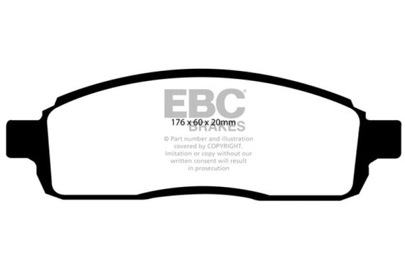 EBC 04 Ford F150 4.2 (2WD) 6 Lug Ultimax2 Front Brake Pads UD1083