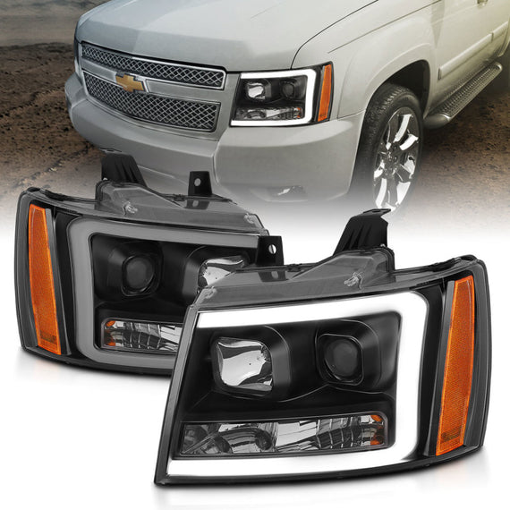 Anzo Projector Headlights Black For 07-14 Tahoe/Suburban/Avalanche #111402 111402