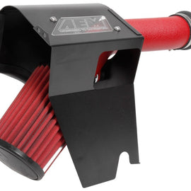 AEM Cold Air Intake System w/Air Box Fits 2018 WRX STi - Wrinkle Red +22HP 21-836WR