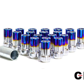 CPR DS 14x1.5 BURNT BLUE LUG NUTS 20pc CPR-SO1415BB