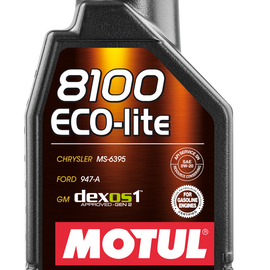 Motul 1L Synthetic Engine Oil 8100 0W20 ECO-LITE 108534