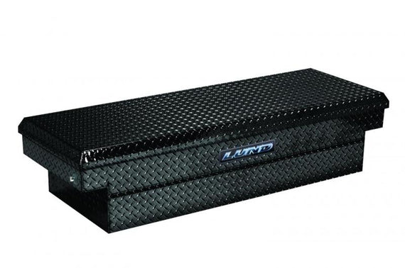 Lund Universal Aluminum Single Lid Cross Bed Box - Black 79200PB