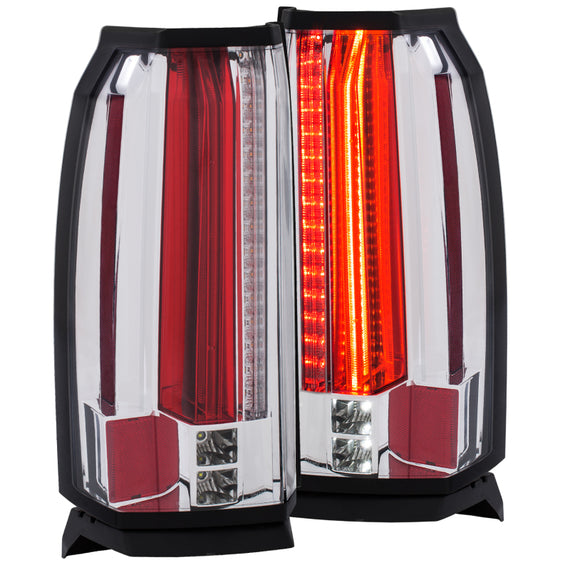 ANZO 2015-2017 Chevrolet Suburban/Tahoe LED Taillights Chrome 311280