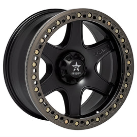 RBP 50R Cobra 20x9.0 5x114.3 BP / 5.5 BS 10mm Offset 78mm CB (Hub Centric) Black w/Bronze Ring Wheel 50R-2090-66+10BZ