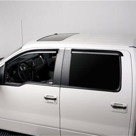 Putco 09-14 Ford F-150 Crew Cab - Tape on Application Element Tinted Window Visors 580153