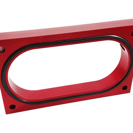 Torque Solution Throttle Body Spacer (Red): Ford Mustang GT 4.6L 2005-2010 TS-TBS-031R