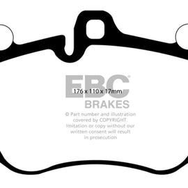 EBC DP31905C - Redstuff Ceramic Low Dust Front Brake Pads DP31905C