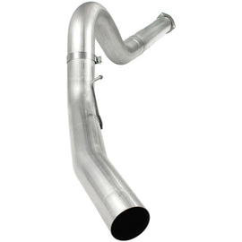 aFe Single 5" Filter-Back Alum Exhaust No Muffler Ford Powerstroke 6.7L 11-14 49-03055