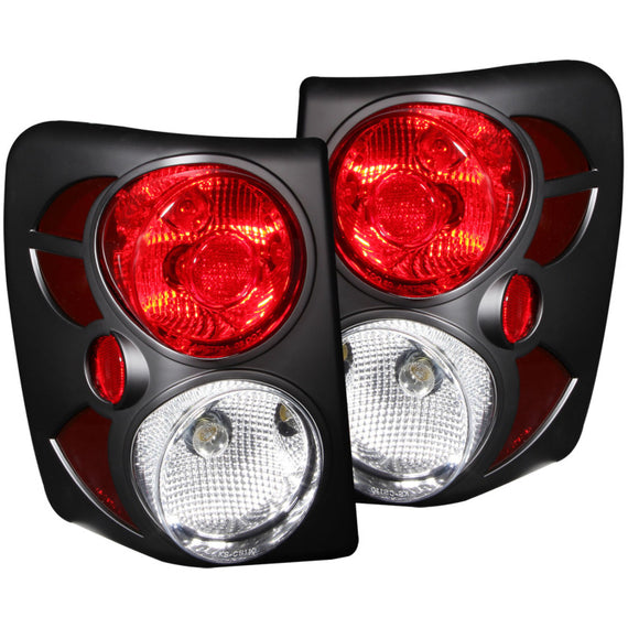 ANZO TAIL LIGHTS BLACK for 99-04 JEEP GRAND CHEROKEE - 211105 211105