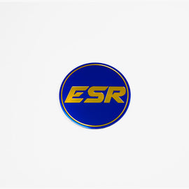 ESR SR08 LOGO BLUE WITH GOLD ESR SILVER CAP SR08LOGO-BLU-GLD-S