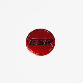 ESR SR08 LOGO RED WITH BLACK ESR SILVER CAP SR08LOGO-RED-BLK-S