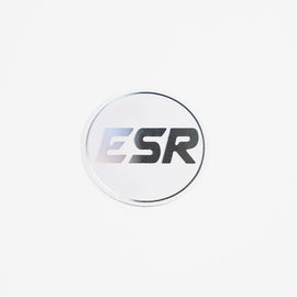 ESR SR08 LOGO WHITE WITH SILVER ESR BLACK CAP SR08LOGO-WHT-SLV-B
